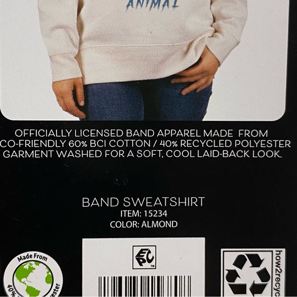 Ladie’s Official Def Leppard Graphic Design Sweatshirt NWT Size L - Picture 5 of 11